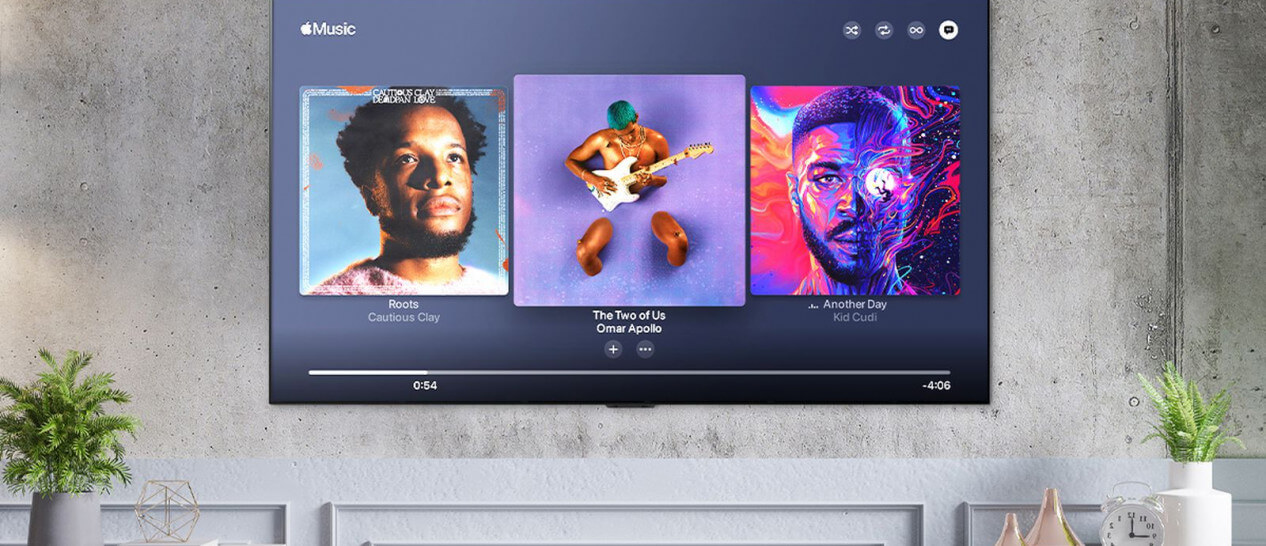 LG smart TV Apple Music