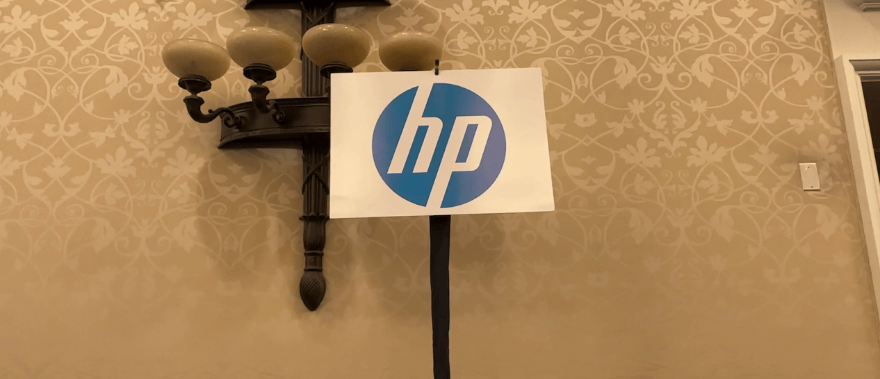 HP booth at CES 2023
