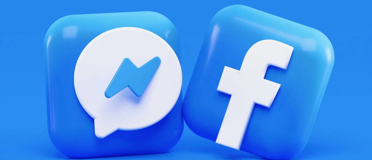 Messenger and Facebook app logos