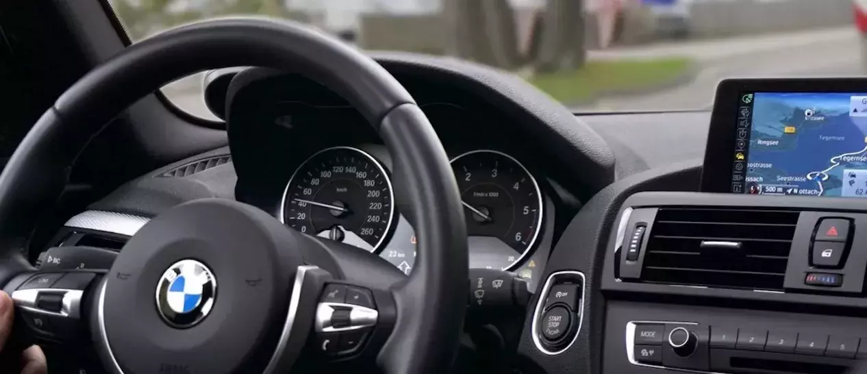 BMW car interior