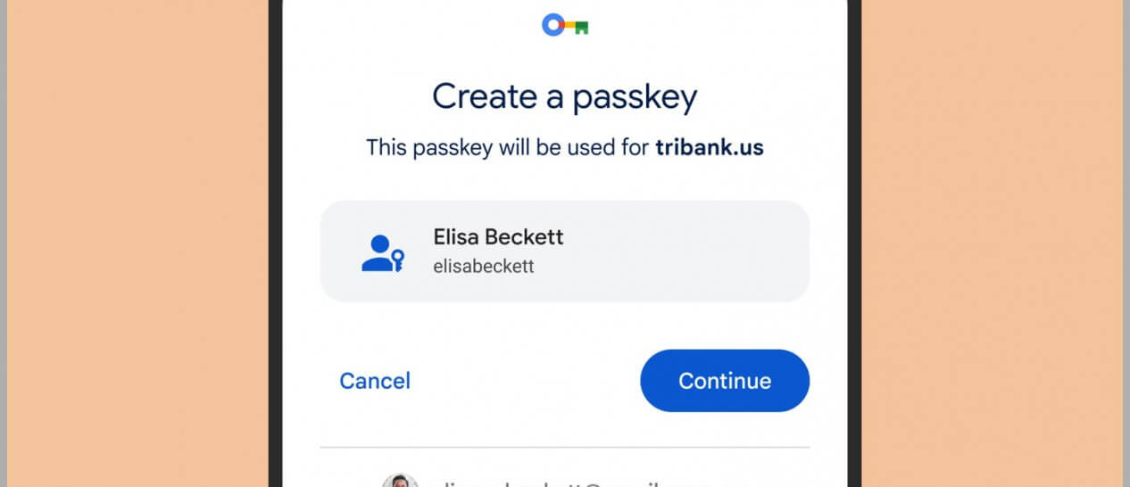 GOOGLE passkey