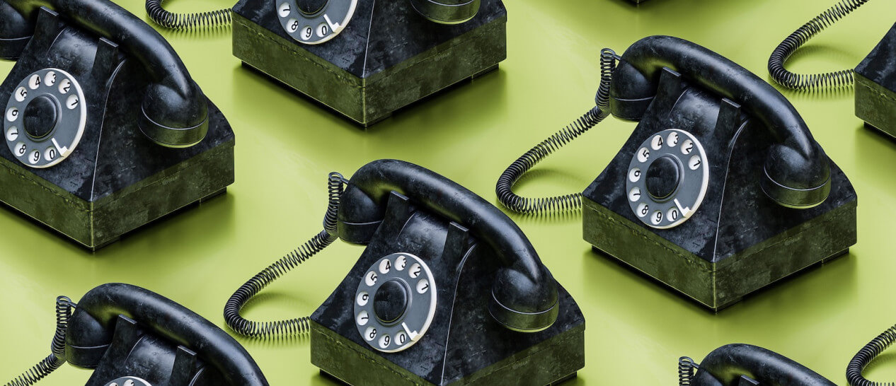 old telephone devices