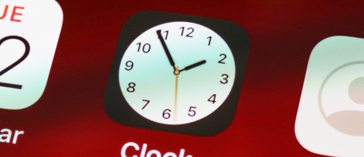 iphone clock