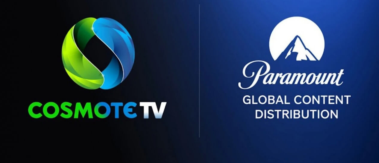 Paramount+ & COSMOTE TV logos