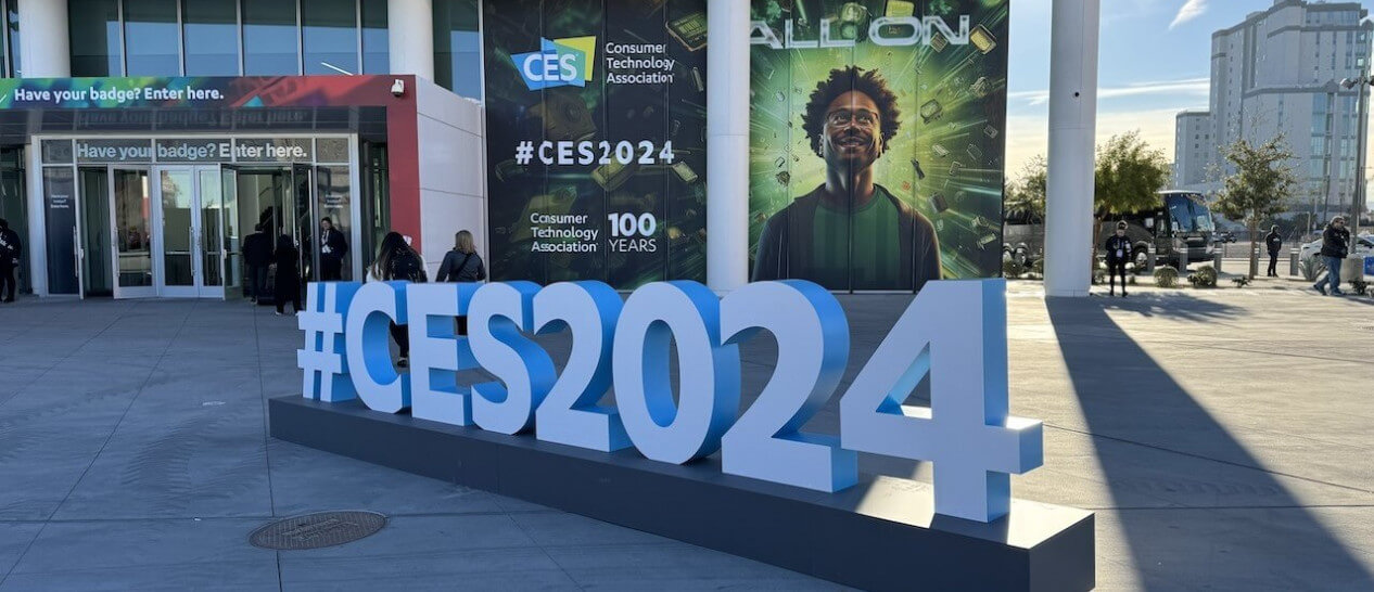 CES 2024 logo entrance