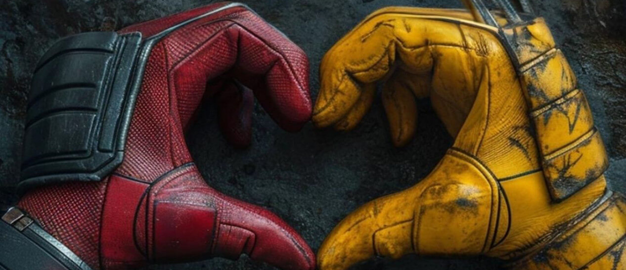 Deadpool & Wolverine heart sign