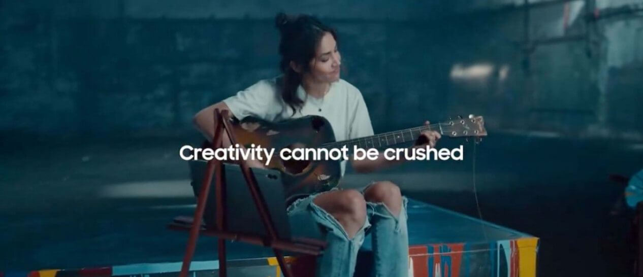 uncrush Samsung commercial