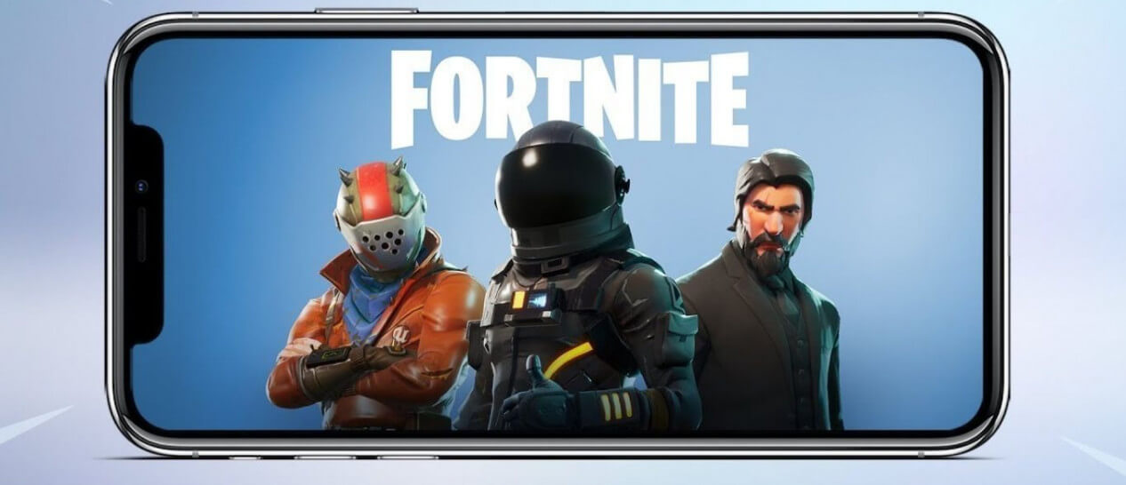 Fortnite iPhone screen