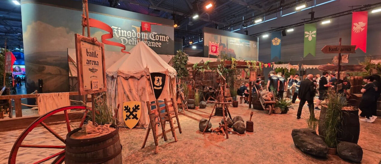 Kingdom Come: Deliverance II booth gamescom 2024