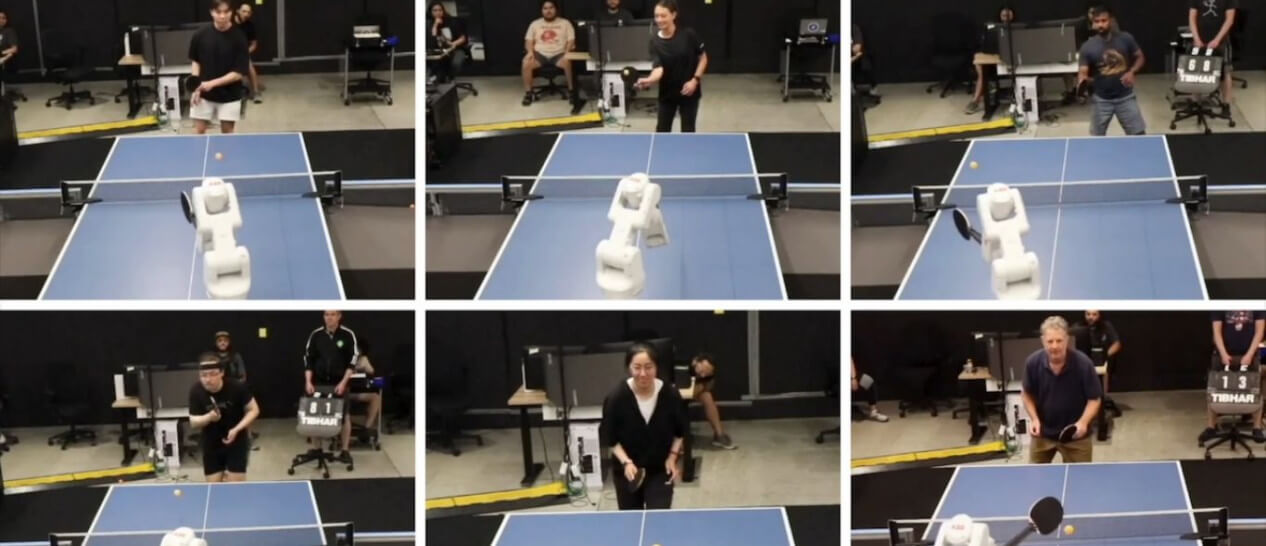 robotic hand ping pong