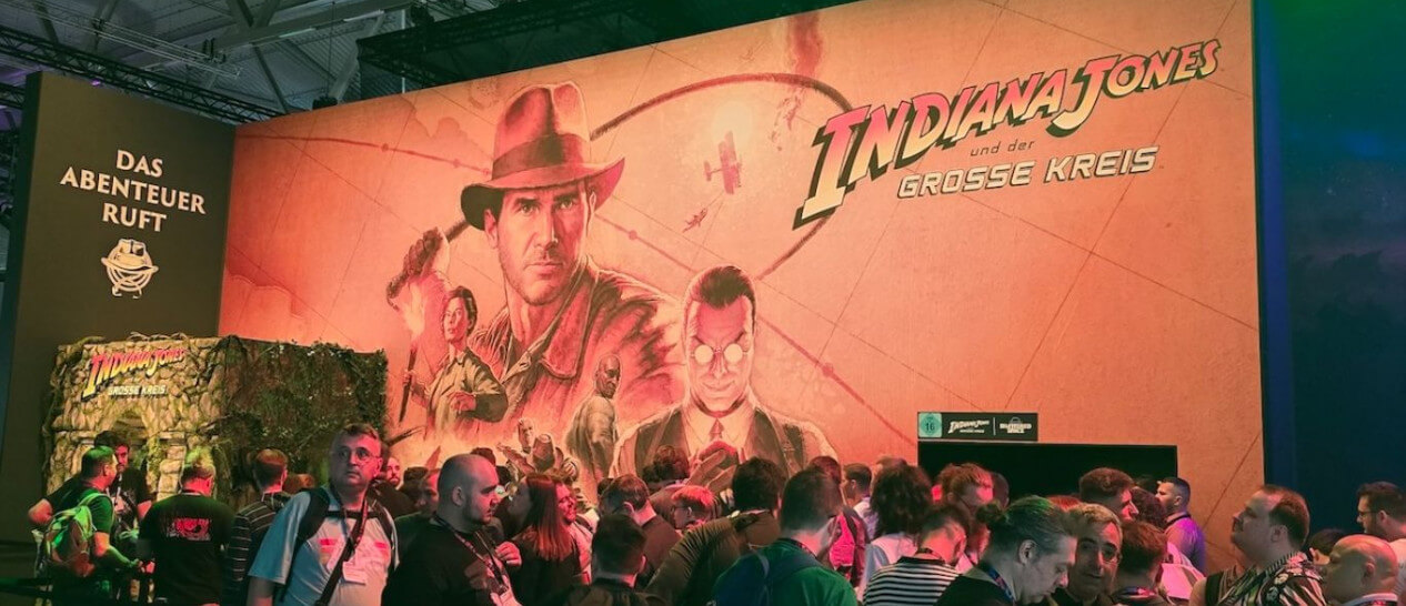 gamescom 2024 indiana jones booth