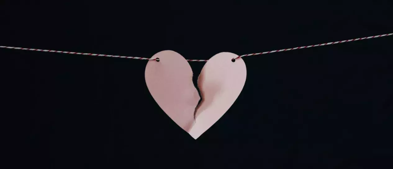 broken heart necklace