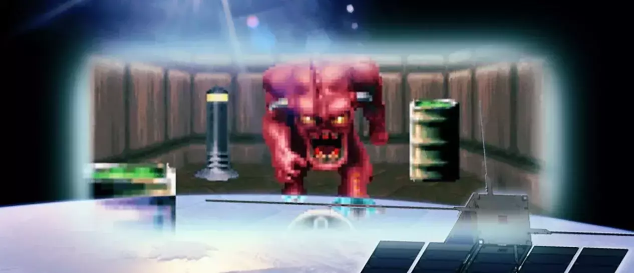 Προγραμματιστές κατάφεραν να εκτελέσουν το κλασικό Doom σε δορυφόρο με φόντο τη Γη