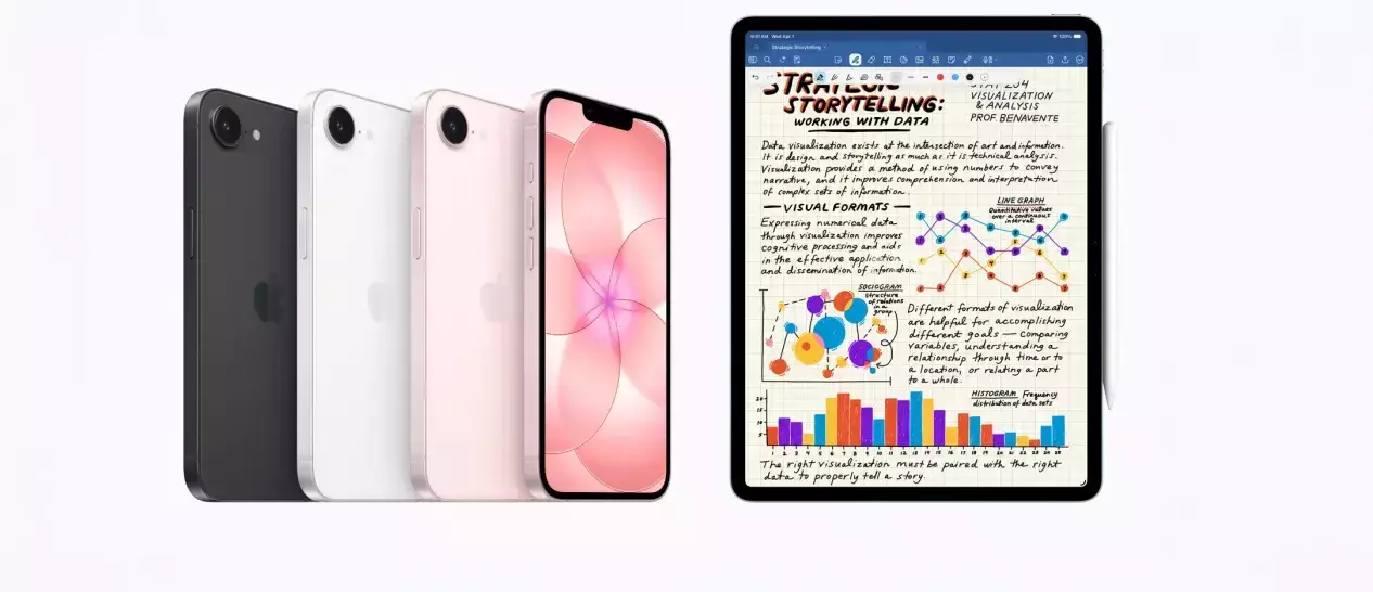 Τα ολοκαίνουργια iPhone 17e και iPad Air M4 της APPLE