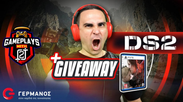 O 2J παίζει Death Stranding 2 (+3 Games Giveaway) | Gameplays with 2J GERMANOS