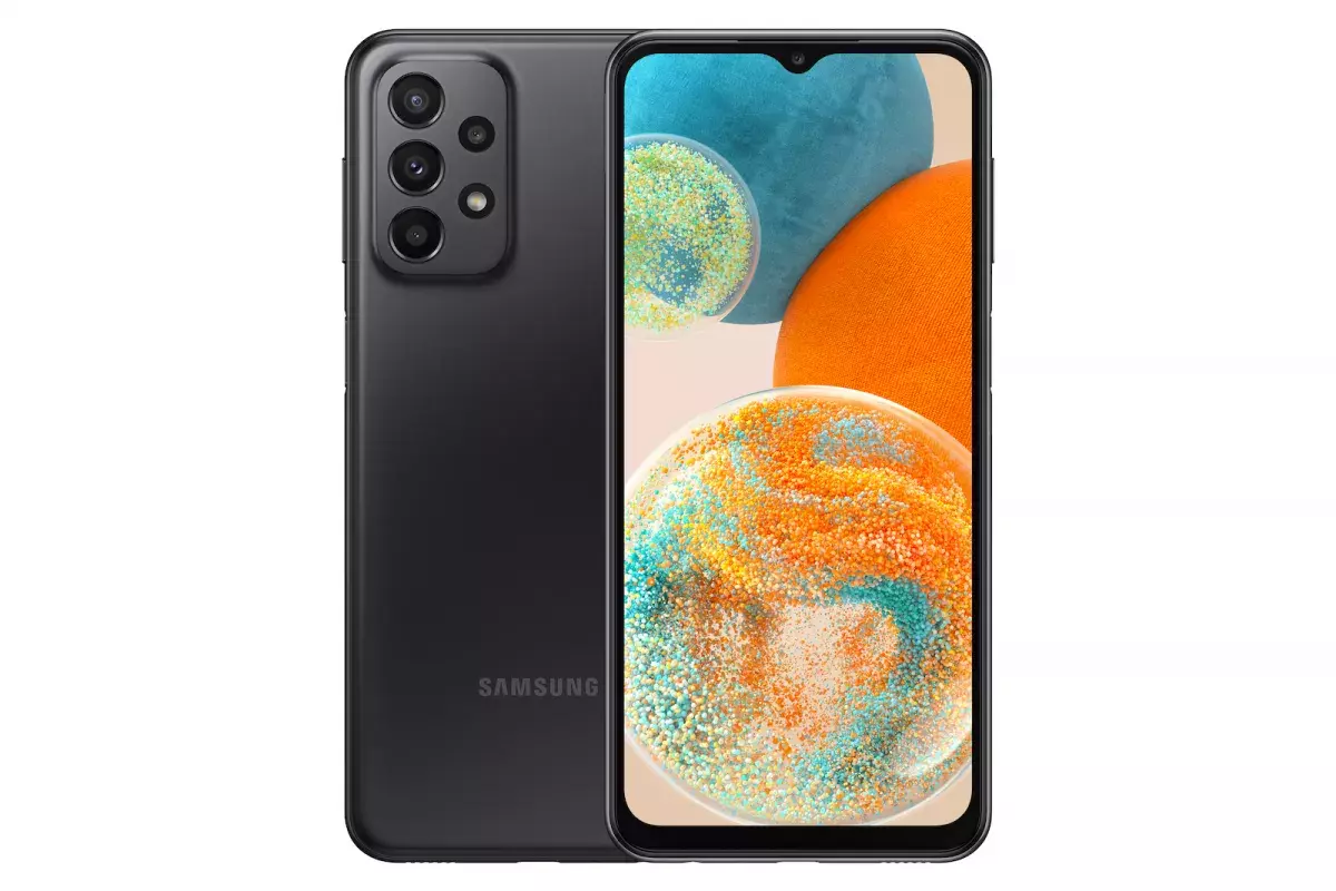 SAMSUNG Galaxy A23 5G SAMSUNG Galaxy A23 5G black front view