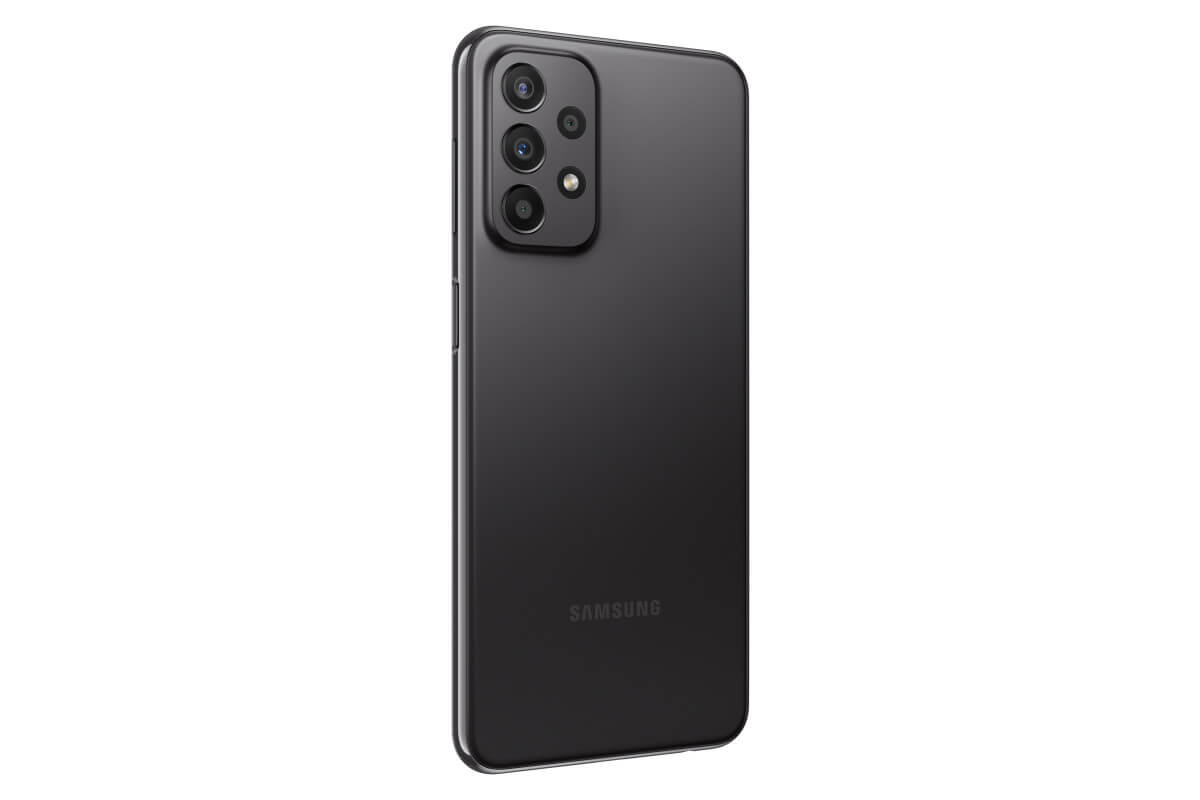 SAMSUNG Galaxy A23 5G black back view