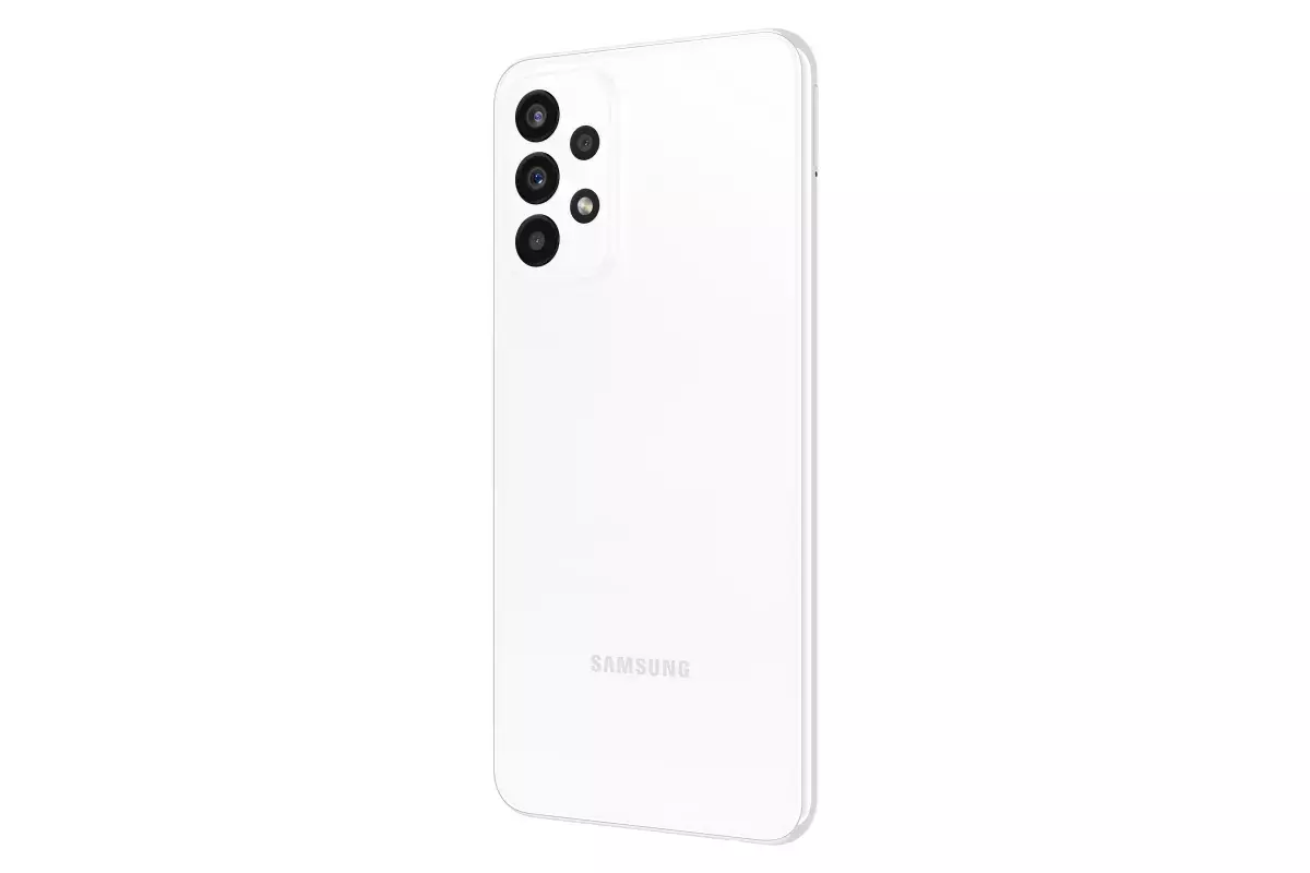 SAMSUNG Galaxy A23 5G SAMSUNG Galaxy A23 5G white back view