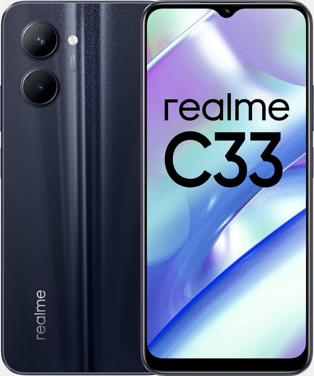 Realme C33 front-back