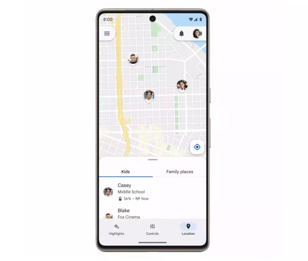 smartphone screen
