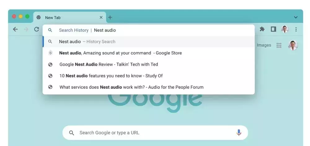 Η GOOGLE προσθέτει συντομεύσεις στον Chrome για την αναζήτηση tabs, bookmarks και history από τη γραμμή διευθύνσεων google history search