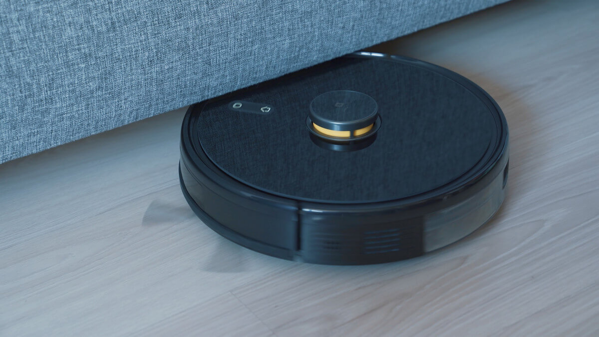 robot vacuum cleaner cleaning