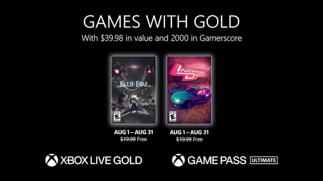 Xbox Live Gold games August 2023