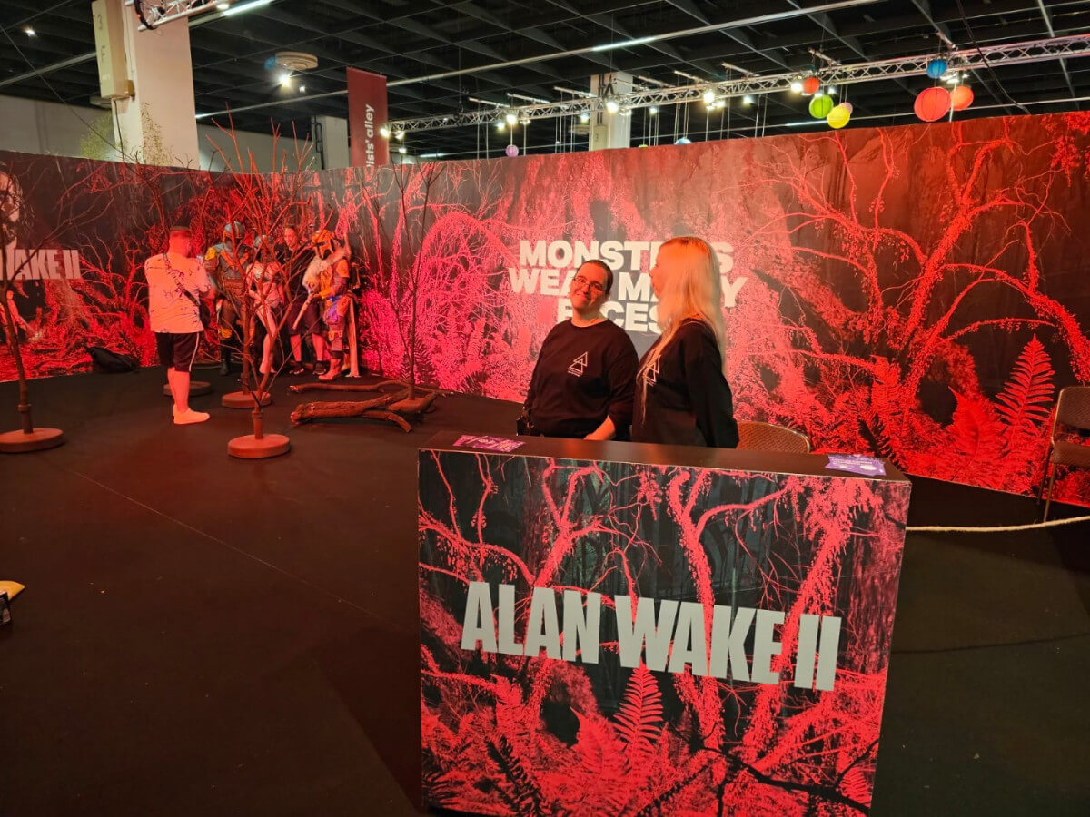 alan wake 2 booth gamescom 2023