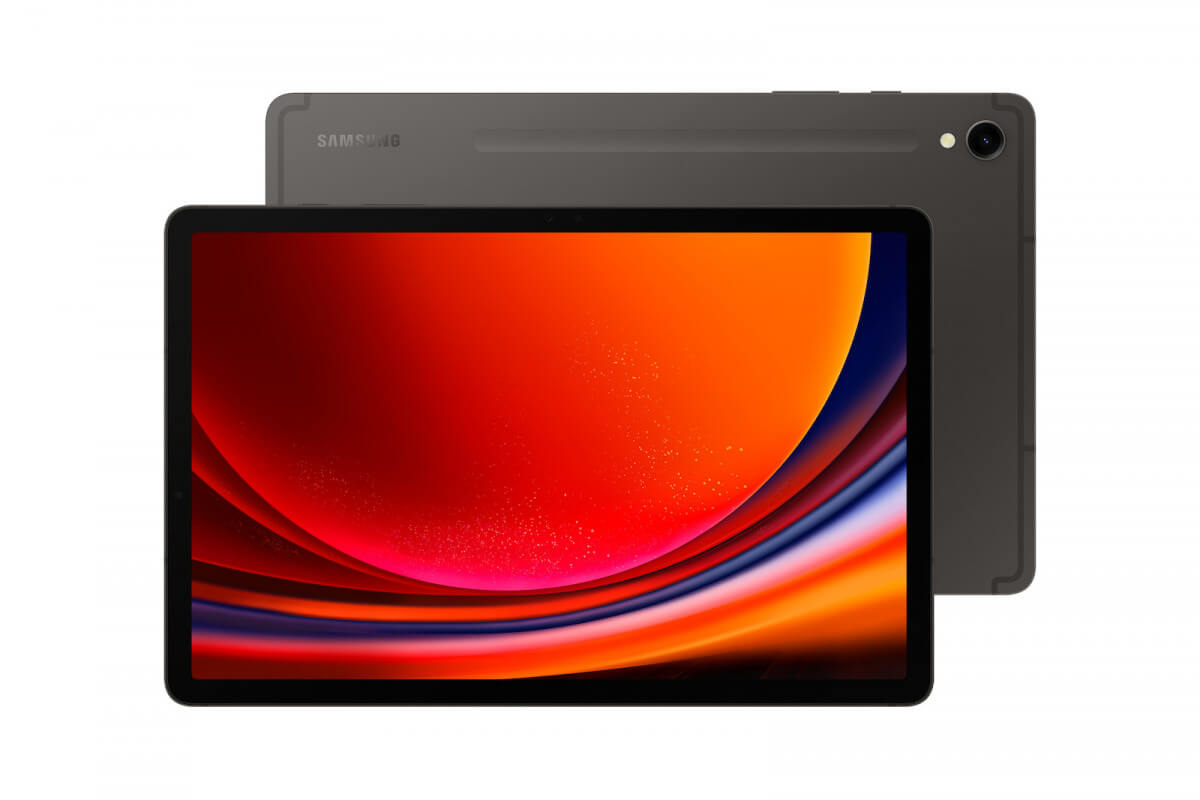 SAMSUNG Galaxy Tab S9 front & back