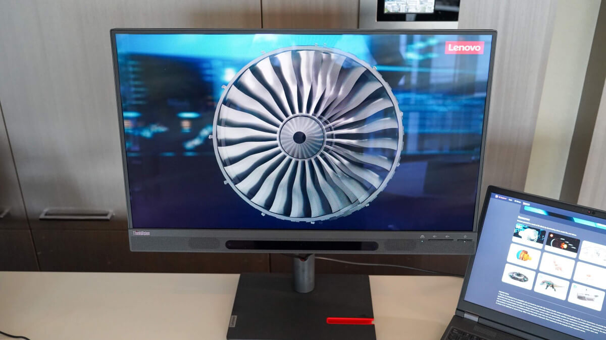 LENOVO ThinkVision 27" 3D front view