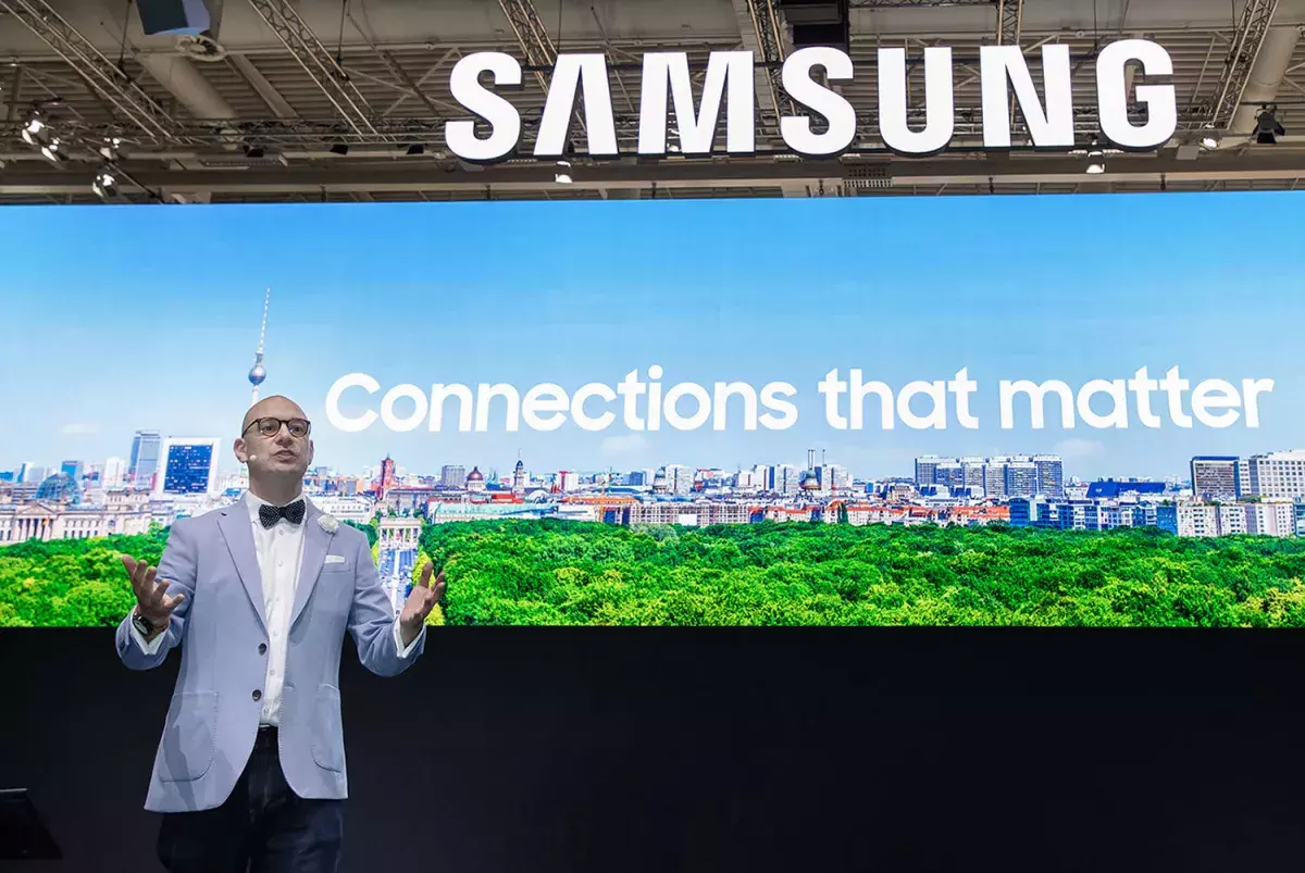 SAMSUNG @ IFA 2023 SAMSUNG member Benjamin Braun at IFA 2023