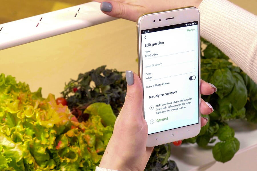 smart garden click and grow with smartphone app
