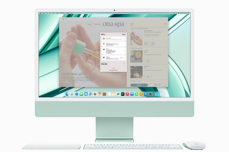 APPLE iMac 24" front view