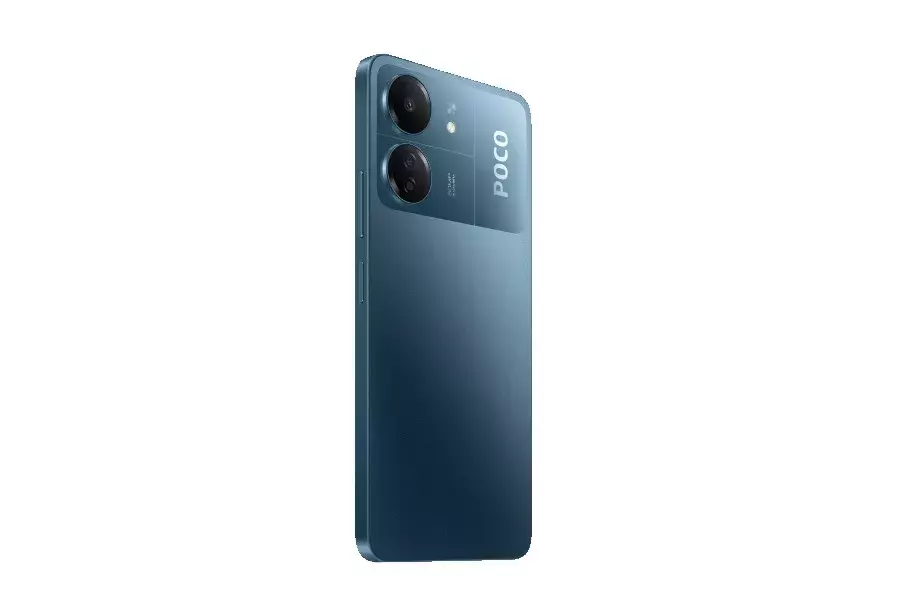 POCO C65 POCO C65 blue back view