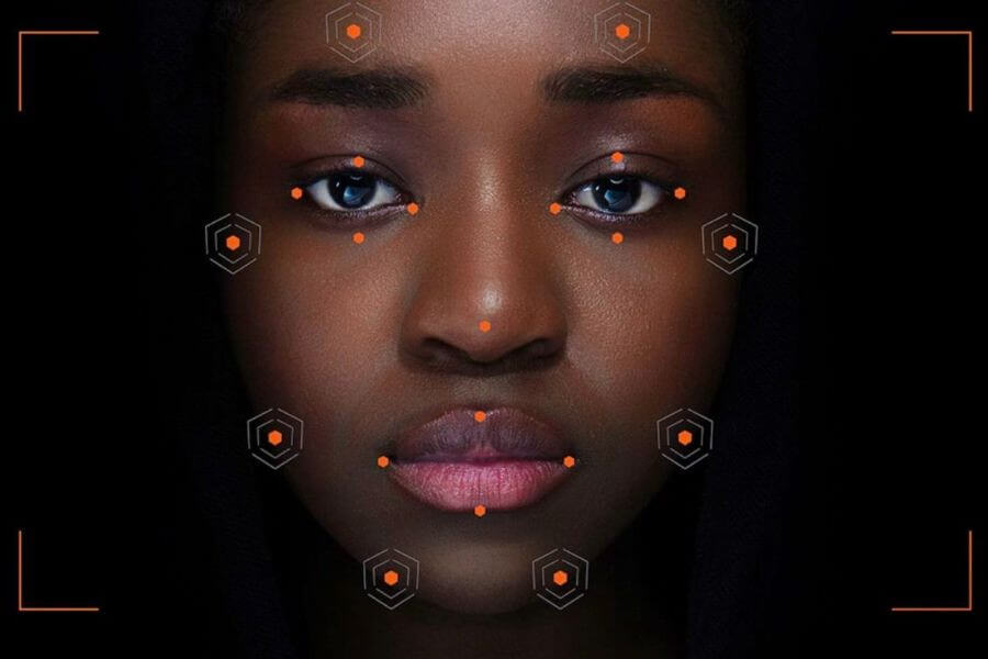 young woman face ai