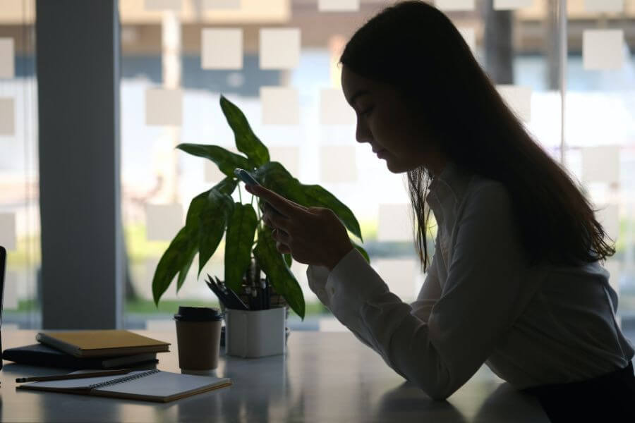 woman smart gardening 