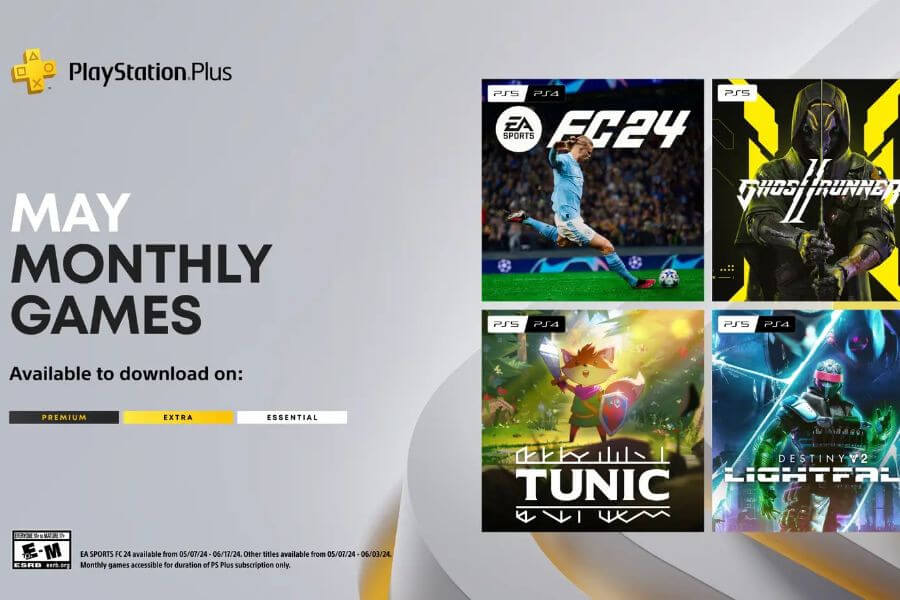 PlayStation Plus games May 2024