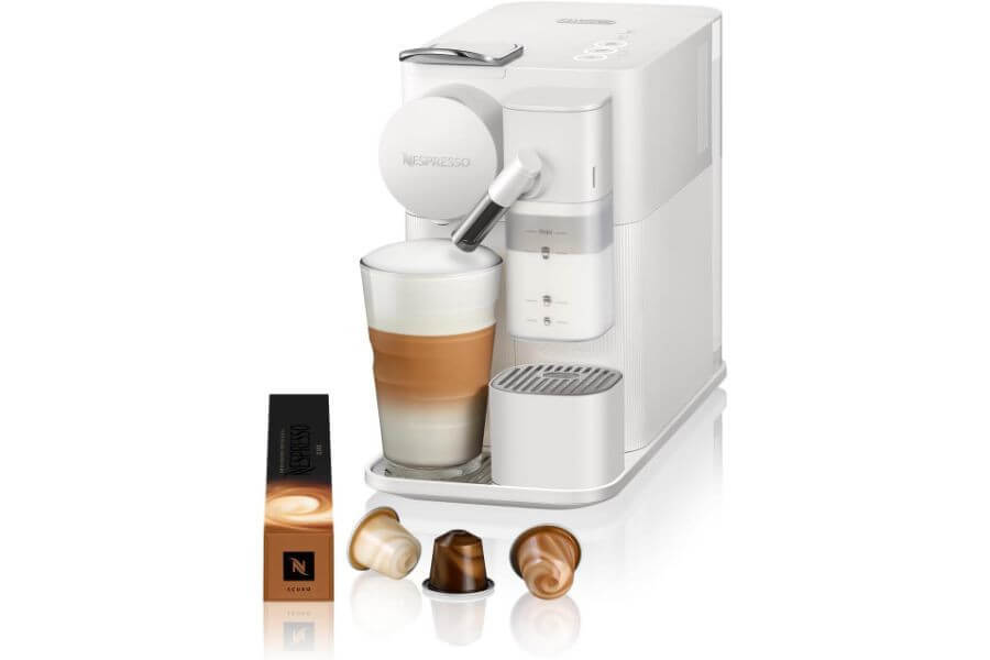 DELONGHI EN510.W Μηχανή Καφέ Nespresso Original Lattissima One Porcelain White