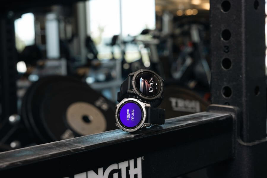 GARMIN fēnix E at gym