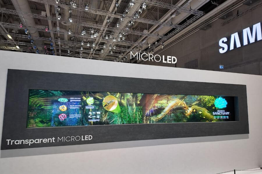 SAMSUNG Transparent MicroLED