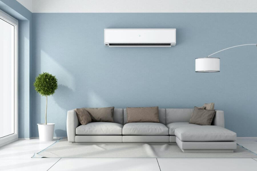 air-condition on wall