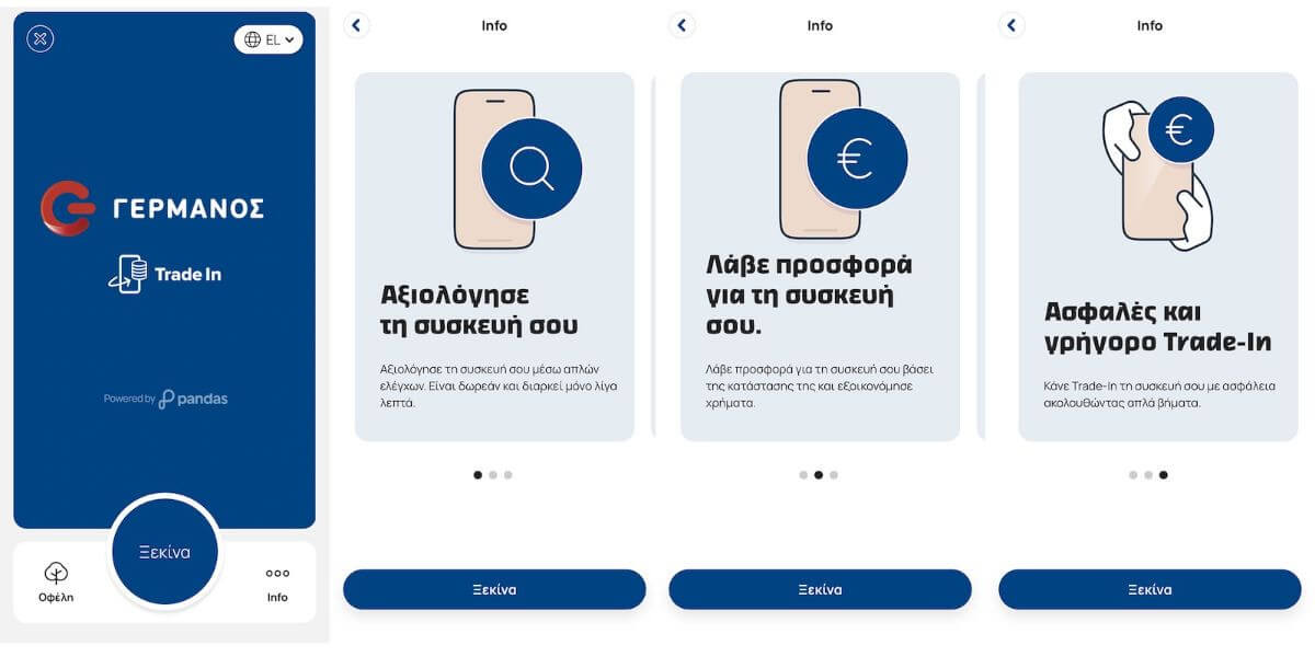 Διαδικασία Trade In μέσω G App