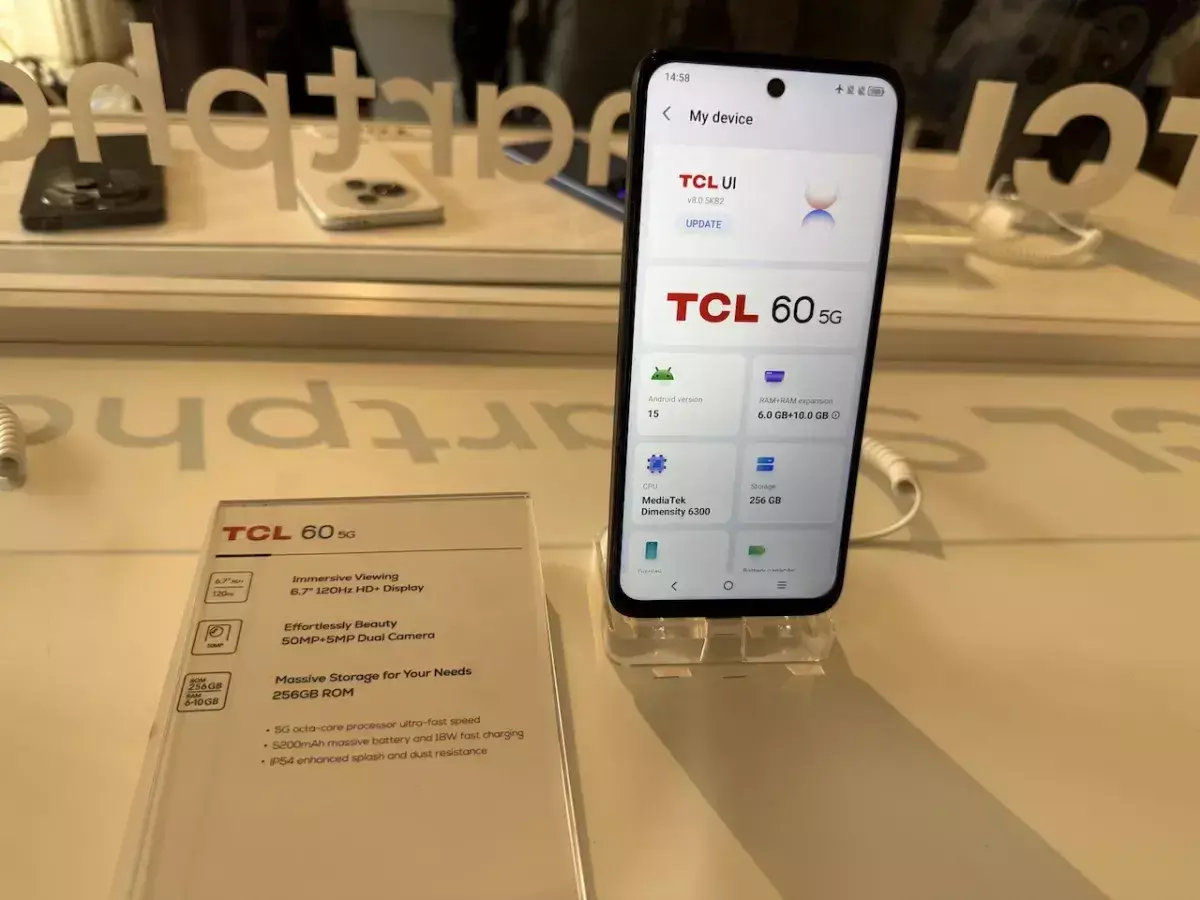 Το TCL 60 NXTPAPER φέρνει την τεχνολογία NXTPAPER σε μία υπέροχη οθόνη 6,8 ιντσών Η οθόνη 6,8 ιντσών του TCL 60 NXTPAPER ενσωματώνει τεχνολογία NXTPAPER