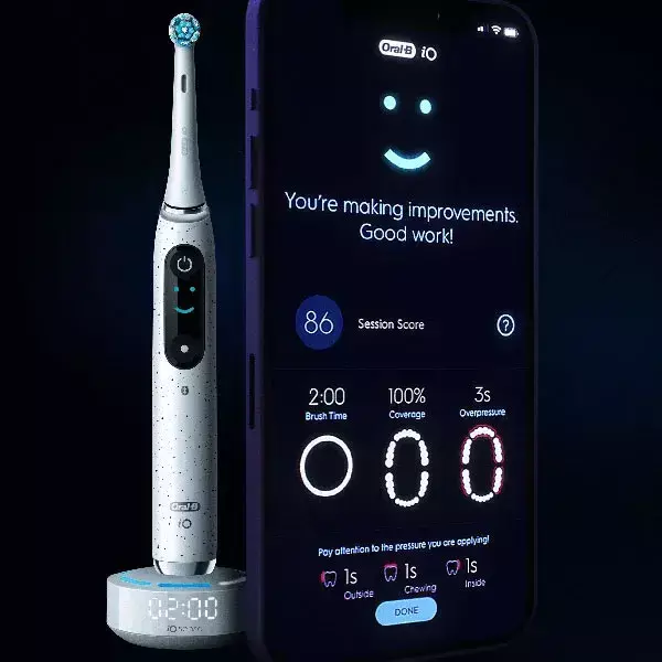 Μέσω του app της οδοντόβουρτσας θα πάρεις χρήσιμο feedback για το βούρτσισμα των δοντιών σου
