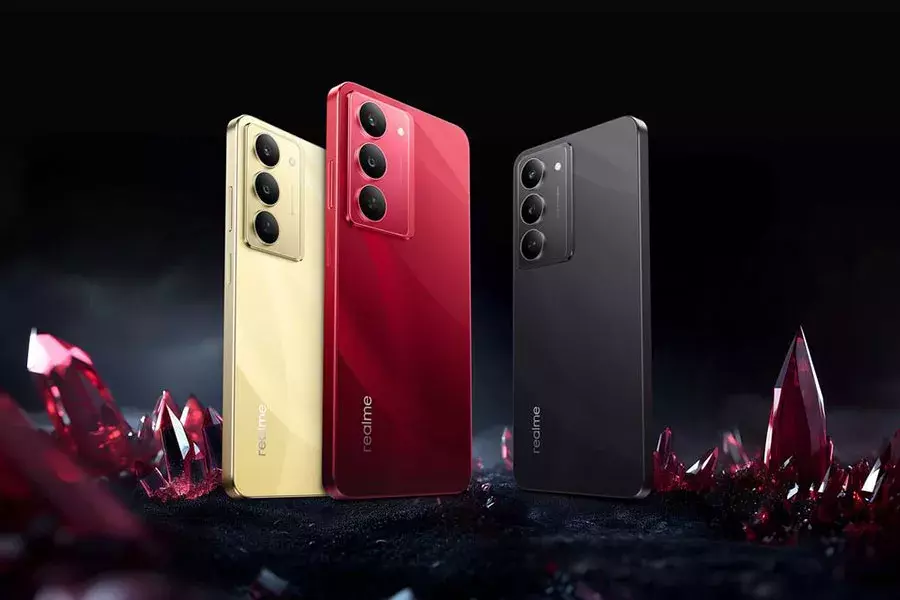 Το REALME 14X 5G σε διάφορα χρώματα