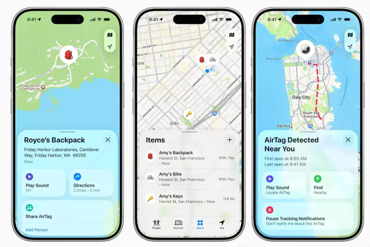 Χρησιμοποιώντας το νέο AirTag της APPLE