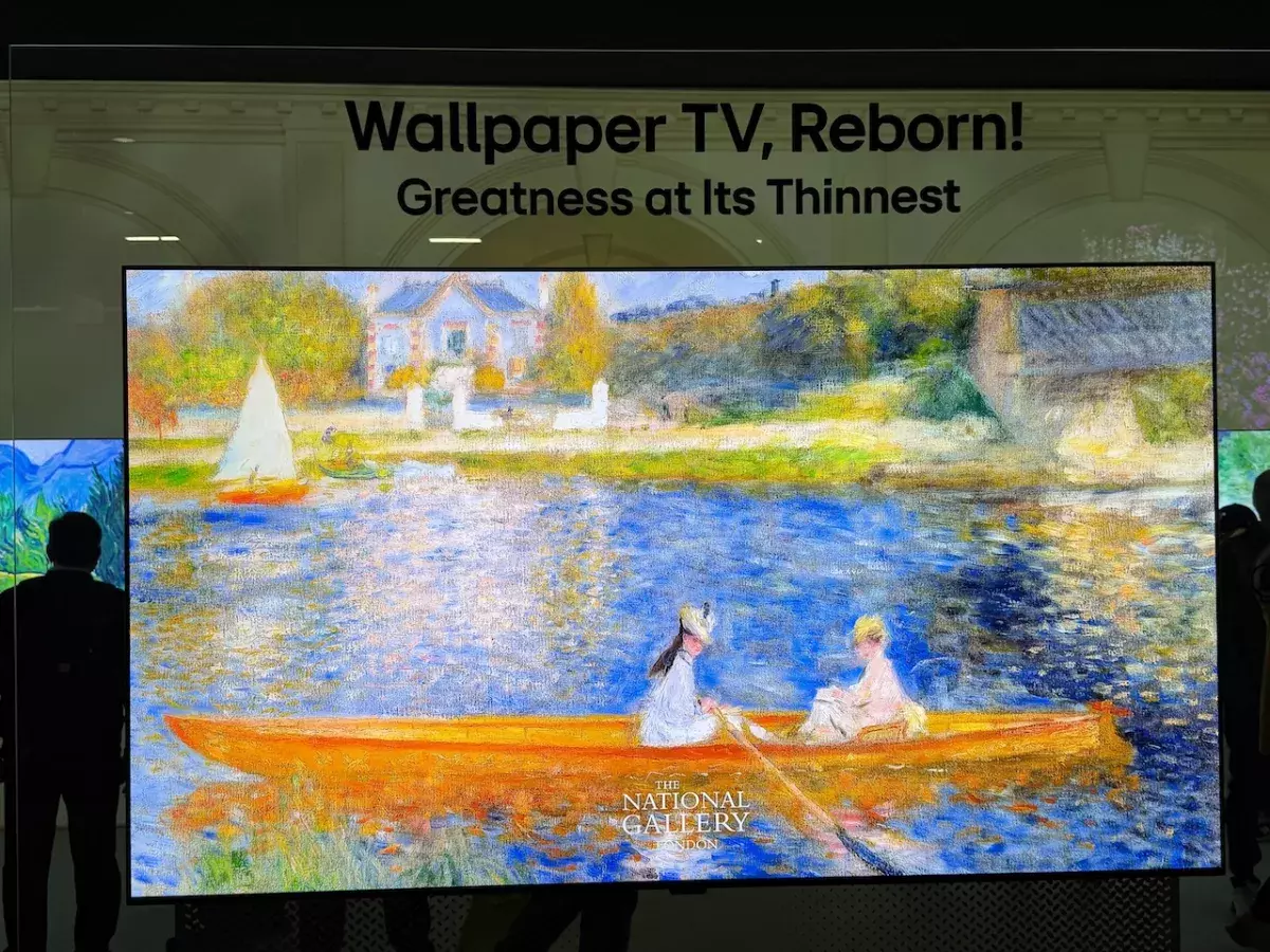 Η Wallpaper TV της LG επέστρεψε με την OLED EVO W6