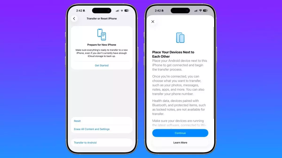 Το νέο iOS κάνει ευκολότερη τη μετάβαση από συσκευές iPhone σε Android