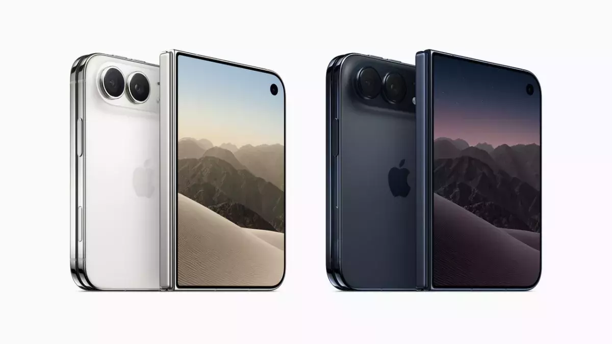 Διπλωμένο, το iPhone Duo καταλαμβάνει ελάχιστο χώρο και είναι, ως εκ τούτου, μία από τις πιο εύκολες συσκευές στη μεταφορά