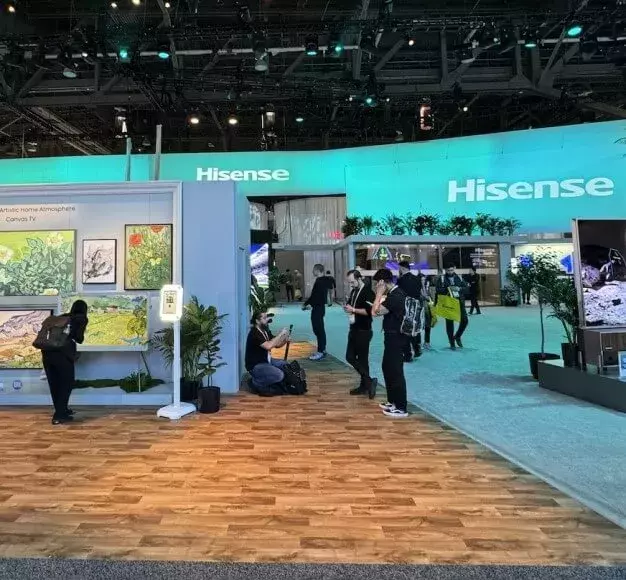 CES 2024 HISENSE booth